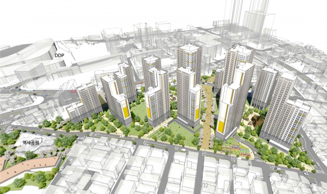 서울 중구 신당동 236-100 일대 신당10구역 재개발 조감도. 서울시 제공