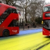 런던 주재 러시아 대사관 앞 도로가 노랗고 푸르게 칠해진 이유