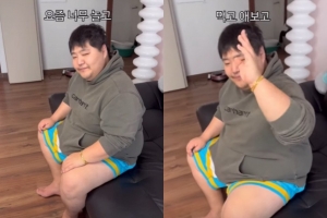 한동안 영상 없던 유튜버, ‘147kg’으로 돌아왔다