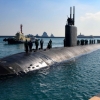 [포토] 미국 핵잠수함 ‘스프링필드’ 부산 작전기지 입항