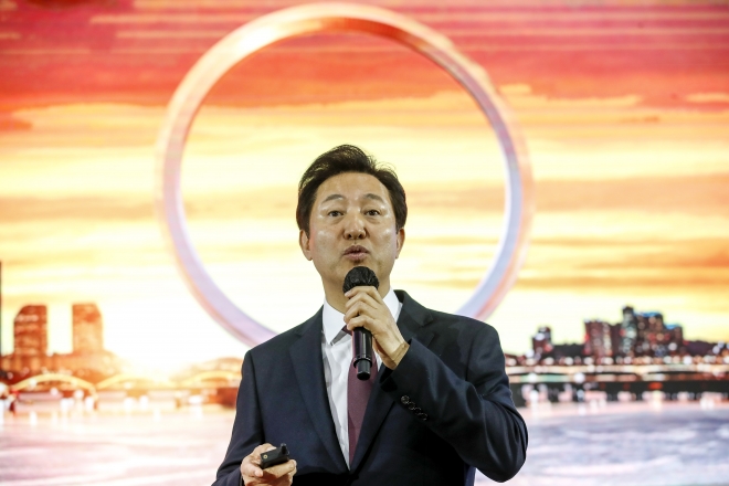 서울비전 브리핑하는 오세훈 시장