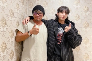 추성훈, BTS 정국과 어깨동무한 모습