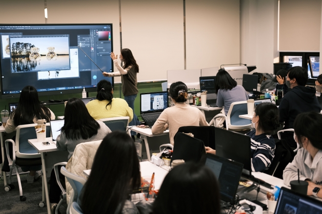 지난해 서울시 ‘청년취업사관학교’ 용산캠퍼스에서 교육생들이 웹퍼블리셔 양성과정 강의를 듣고 있다. 서울시 제공