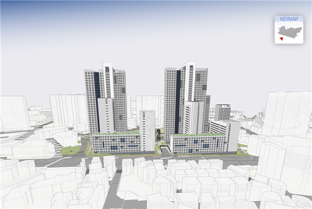 신통기획 개발이 확정된 청량리동 일대 개발 예상도 서울시 제공