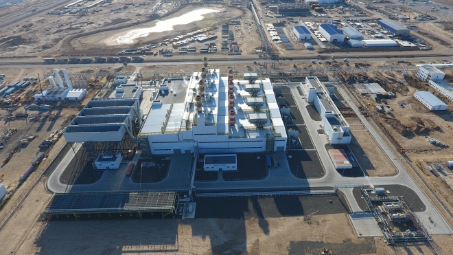 두산에너빌리티가 2020년 카자흐스탄에 준공한 카라바탄 복합화력발전소. 두산에너빌리티 제공