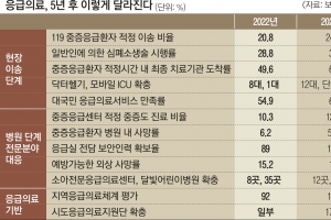 중증 환자 1시간내 진료… 응급실 세분화 ‘구급차 뺑뺑이’ 막는다