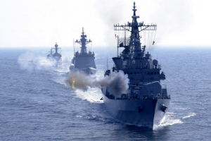 해군, 동·서·남해 실사격 대규모 해상 기동훈련