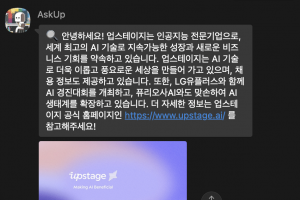 챗GPT ‘물 들어올 때 노 젓는’ 업스테이지
