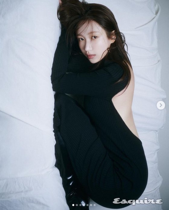 잡지 에스콰이어 화보. 하니 인스타그램