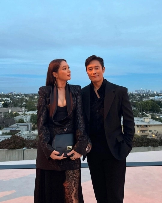 이민정 이병헌 부부. 이민정 인스타그램