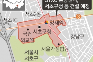 양재역 일대에 GTX 환승 입체도시 세운다