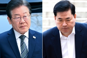 유동규·이재명, ‘선거법 위반 공판’서 첫 대면…서로 눈…
