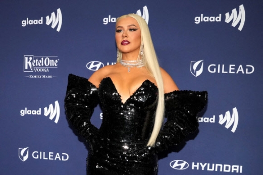Christina Aguilera attends the 34th Annual GLAAD Media Awards in Beverly Hills, California, U.S., March 30, 2023. REUTERS 연합뉴스