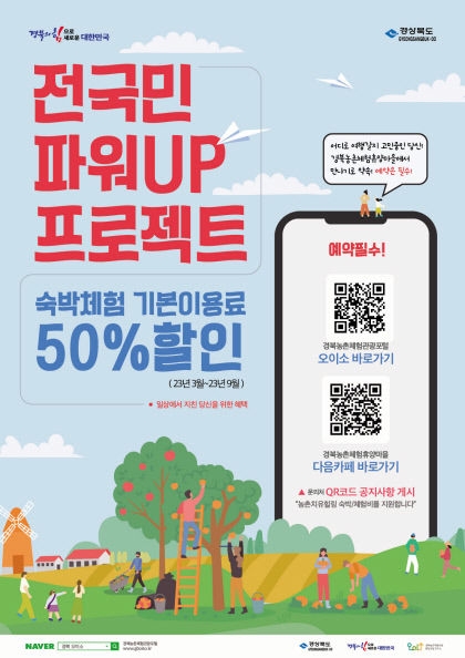 렌트카·농촌체험 비용 최대 80% 할인…경북 관광객에게 쏜다 | 서울신문