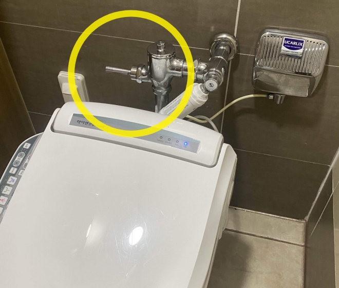 공중화장실 변기 레버를 둘러싼 논쟁이 온라인상에서 또 한 번 불거졌다. 직장인 익명 온라인 커뮤니티 ‘블라인드’ 캡처