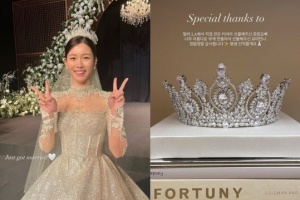 ‘이승기♥’이다인, ‘男지인의 선물’ 머리에 쓴 채…