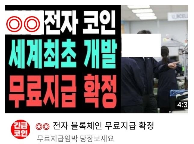 허위 과장 광고로 가상자산 투자를 유도하는 사례