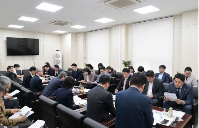 서울시의회 국민의힘-서울시교육청 정책협의회 현장 사진