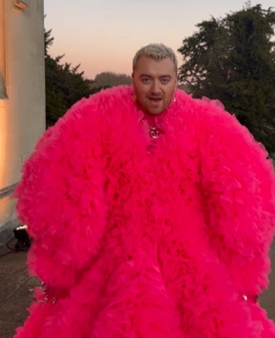 팝 스타 샘 스미스. SNS 캡처