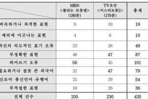 ‘트롯맨’·‘미스터트롯’ 자막 띄어쓰기 오류 “제작진 국어 능력 의심”