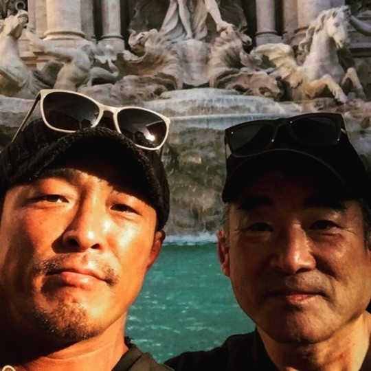 추성훈과 부친 추계이씨. 추성훈 인스타그램