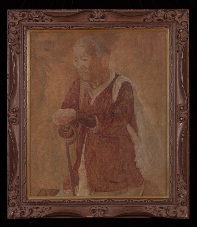 나혜석, 염노장(1930년대 추정), 캔버스에 유채, 73×60.5㎝ 수원시립미술관 제공