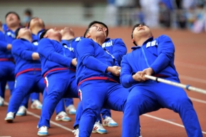 [포토] 북한 전국 도대항 군중체육대회