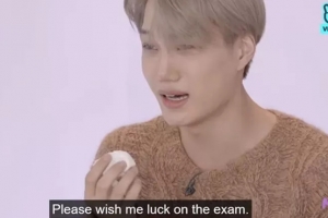 엑소 카이 “군입대 오늘 알았다” 오열