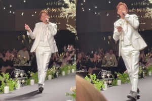 세븐, 결혼식서 힐리스 신고 입장…“폼 미쳤다”(영상)