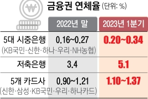 금융권 연체율 비상… 9월 부실위험 닥치나