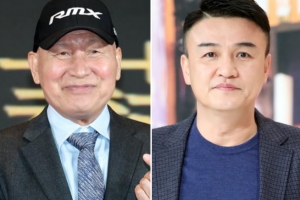 ‘혈액암 투병’ 백발의 안성기, 故강수연 추모식서 전한 건강 근황