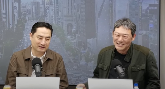 강용석 변호사(왼쪽)와 김용호씨. 유튜브 캡처