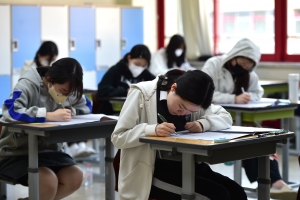 전국학력평가 집중하는 고3