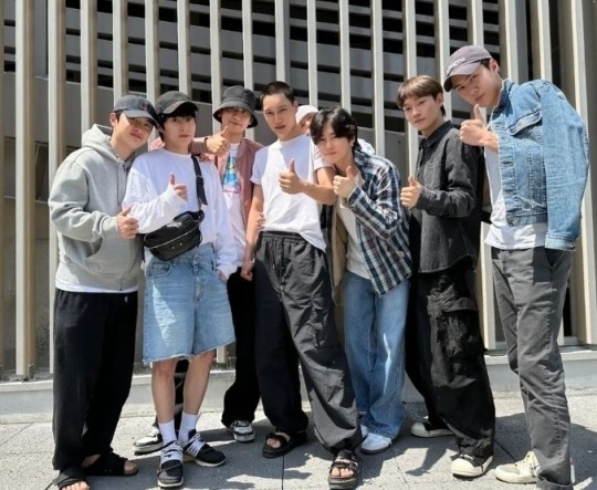 카이 군입대. SNS 캡처