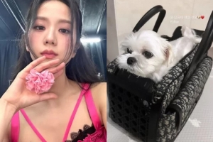 지수, 반려견 생일 선물로 ‘디올 가방’