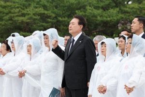 2년 연속 광주 찾은 尹 “오월정신, 통합 구심체”