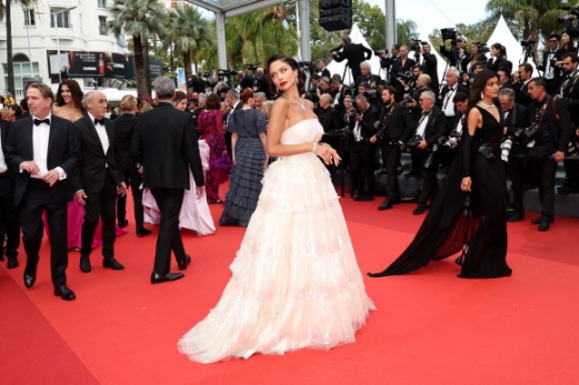 Patricia Contreras arrives for the screening of ‘The Zone of Interest’ during the 76th annual Cannes Film Festival, in Cannes, France, 19 May 2023. The movie is presented in the Official Competition of the festival which runs from 16 to 27 May.  EPA 연합뉴스
