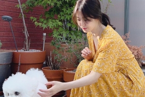 송혜교, 43세 초동안 미모로 ‘루비’ 쓰담쓰담