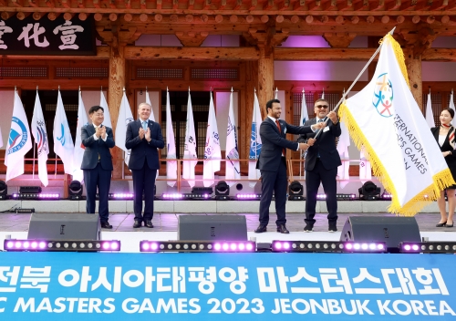 ‘2023 전북아태마스터스대회’ 폐회식이 지난 20일 전라감영에서 열렸다. 전북도 제공