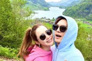 세븐♥이다해, 스위스 신혼여행 ‘꿀 뚝뚝’