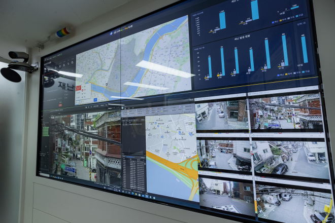 서울 광진구가 운영하는 ‘스마트 올인원 시스템’. 광진구 제공