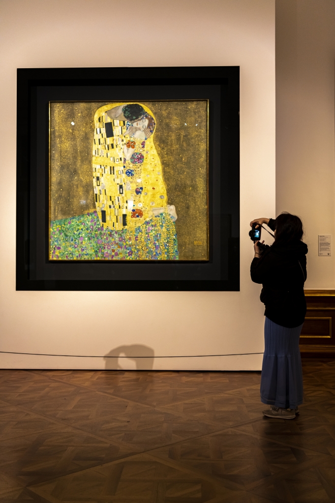 벨베데레 미술관에는 구스타프 클림트의 ‘키스’를 비롯해 에곤 실레, 클로드 모네, 앙리 마티스 등 많은 예술가들의 명작이 전시돼 있다.  이승원 작가 제공
