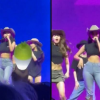 화사, 美투어중 ‘깜짝 속옷 노출’ 또 파격 퍼포먼스