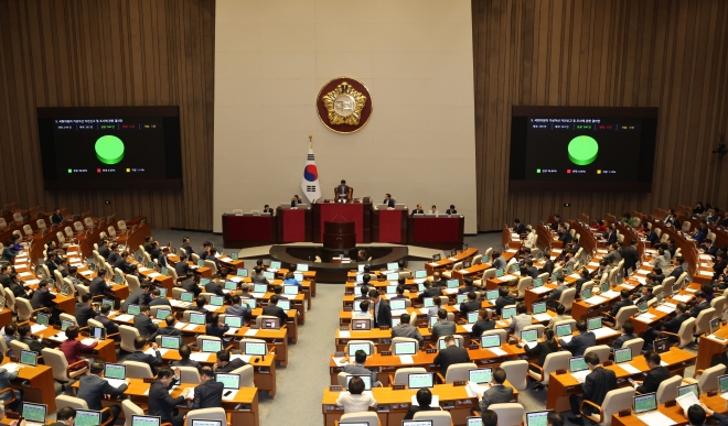 국회의원의 가상자산 자진신고 및 조사에 관한 결의안 본회의 통과