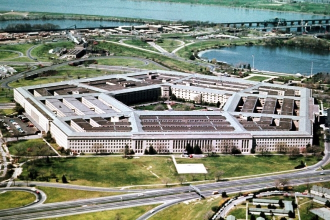 미국 국방부 펜타곤 건물을 항공 촬영한 사진. 국방부는 미확인비행현상(UAP) 650건 조사를 마쳤다. AFP 자료사진
