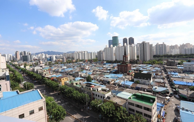 통이전이 추진중인 서울 영등포구 문래동 기계금속 집적지 전경. 영등포구 제공