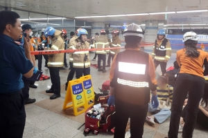 한 달 전 ‘이상 없다’더니… 수내역 에스컬레이터 공포의 역주행