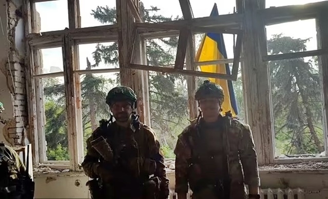 우크라이나군은 11일(현지시간) 자국군이 동부 격전지 도네츠크주 마블라고다트네, 네스쿠흐네, 마카리우카 마을을 해방시켰다고 했다. 2023.6.11 우크라이나 육군