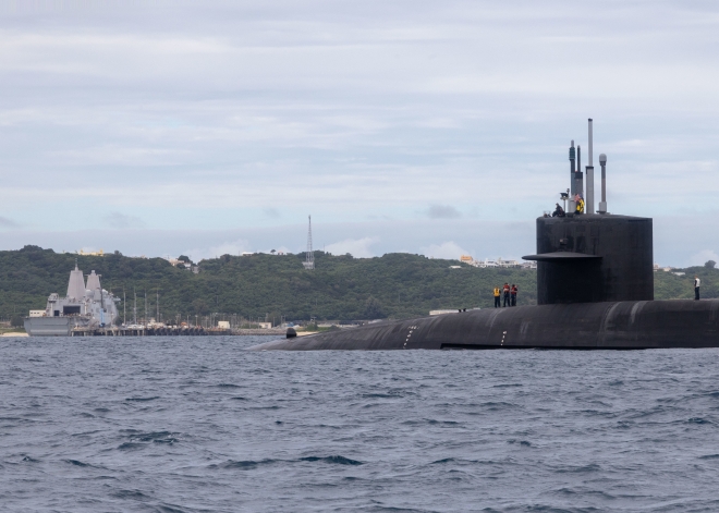 오하이오급 유도미사일 잠수함 미시간함(사진·SSGN727) 미국 국방부