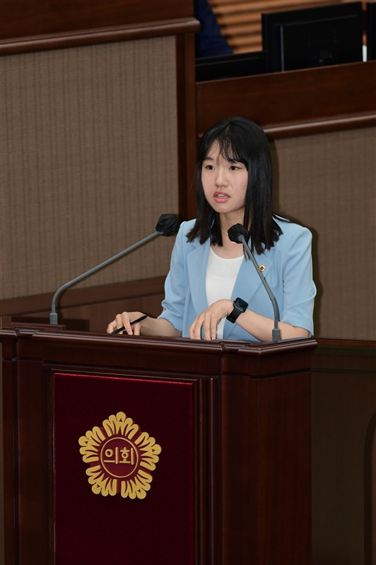 지난 15일 서울시의회에서 열린 제319회 정례회 시정질문을 이소라 의원